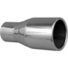 STAINLESS EXHAUST TIP CLAMP ON ROLLED EDGE PENCIL - image 1
