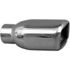 STAINLESS EXHAUST TIP CLAMP ON ROLLED EDGE RECTANGLE - image 1
