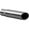 STAINLESS EXHAUST TIP CLAMP ON ANGLE CUT 15 deg ANGLE CUT - image 1