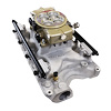 30-18-614 Ultra Port Offenhauser VPI Port EFI System, Ford 351W, 750 HP, 4150 Flange, Classic Gold Finish Throttle Body - image 1
