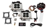 Go EFI 2x4 625 HP Dual Quad Throttle Body System Master Kit with Hy-Fuel Single Pump Regulated In-Tank Retrofit Kit - image 1