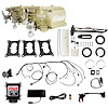 36132 Go EFI 3x2 Tri Power 600 HP Classic Gold EFI System With Go Fuel 255 LPH In-Tank & Go Fuel Tight Fit Regulator Master Kit - image 1