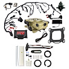 36171 Retro LS 650 HP Classic Gold EFI System With Go Fuel 255 LPH In-Tank & Go Fuel Tight Fit Regulator Master Kit - image 1