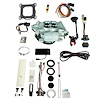 36506 Go EFI 4 600 HP Power Adder Bright Aluminum EFI System With Go Fuel In-Tank Regulated Pump 255 LPH Master Kit - image 1