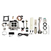 36601 Go EFI 4 600 HP Bright Aluminum EFI System With Go Fuel In-Tank Regulated Pump 340 LPH Master Kit - image 1