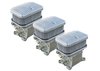 3x2 D-Shaped Tri-Power Air Filter Assembly [Cast Finish] - image 4