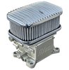 3x2 D-Shaped Tri-Power Air Filter Assembly [Polished Finish] - image 3