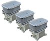 3x2 D-Shaped Tri-Power Air Filter Assembly [Polished Finish] - image 4