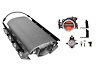 73188 Ultimate Rebel Short Loaded Intake Manifold for GM LS3, Cable Driven, 92 mm Throttle Body, 500 HP [Satin] - image 1