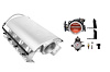 73248 Ultimate Rebel Tall Loaded Intake Manifold for GM LS3, Cable Driven, 92 mm Throttle Body, 500 HP [Satin] - image 1