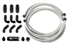Stainless Steel Braided Hose Kit Natural 40 ft. -6 AN - image 1