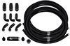 Stainless Steel Braided Hose Kit Black 40 ft. -6 AN - image 1