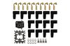 90017 Go Spark Ceramic Spark Plug Wire Kit, 8 mm Premade, Small Block Chevy, Under Header, HEI Dist End 90/90 - image 3