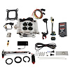 Go EFI-4 600 HP Throttle Body Fuel Injection Master Kit [With Go-Fuel Universal In-Tank Pump Module 340 LPH & CDI Box] Bright Al - image 1