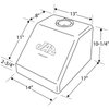 Drag Race Fuel Cell 8-Gallon Pro Modified Vertical Black without Foam - image 2