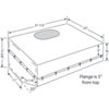 286-432-06 Fuel Cell 32-Gallon w/Foam for 1984-2001 Jeep Cherokee [Red] - image 2