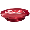 Replacement Billet Threaded Fuel Cap Red - image 1