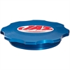 Replacement Billet Threaded Fuel Cap Blue - image 1