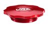 Billet Fuel Cell Cap Assembly Red 6-Bolt - image 2