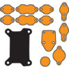 Engine Block Off Kit Small Block Chevy 2300 Holley Carburetor - image 1