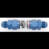 Blue In-Line Fuel Filter -10AN male inlet/outlet - image 2