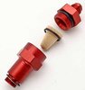 Demon Carburetor Filtered Fuel Bowl Inlet Fitting -06AN Inlet - image 4