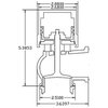 JGS500 50mm Wastegate Assembly V-Band Inlet/Outlet Flanges - image 2