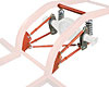 4-LNK W/SHCKS-STL ROD END - image 1