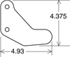 Adjustable Shock Brackets - Lowers 7/8" - image 1