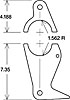 4-Link Housing Brackets w/Built-In Wheelie Bar Brackets - image 1