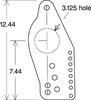 4-Link Adjustable Shock Rear-End Housing Brackets - image 1