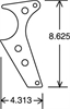 Wheelie Bar Axle Housing Brackets 2/pkg - image 1