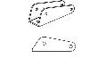 Wheelie Bar Wheel Bracket 1/2 in. Axle Hole - image 1