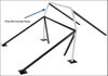 Roll Bar Strut Kit for 1973-2005 Chevy C-10 Truck [8-Point] - image 2