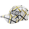 Six Panel Hat Flex Fit-L/XL White/Yellow/Gray - image 1