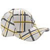 Six Panel Hat Flex Fit-L/XL White/Yellow/Gray - image 2