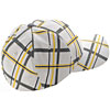 Six Panel Hat Flex Fit-L/XL White/Yellow/Gray - image 3