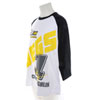 Cody Coughlin CRA Champion T-Shirt White with Black 3/4 Sleeves - image 3