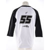 Cody Coughlin #55 T-Shirt White, Black 3/4 Sleeves & Embroidered Signature - image 4