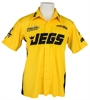 Men's Cody Coughlin JGR Race Team Crew Shirt Yellow Medium - image 1
