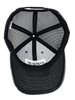 1502 American Flag Mesh Trucker Hat, Adjustable Snap-Back [Gray/Black] - image 4