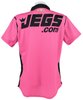Women's Pro Stock Race Team Crew Shirt Pink Large - image 4