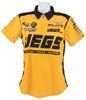 Women's Pro Stock Race Team Crew Shirt Yellow Large - image 1