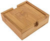 JEGS Bamboo Coaster Set - image 1