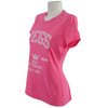 Ladies Fuchsia Tri-Blend T-Shirt Small - image 2