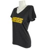 Ladies Black Frost V-Neck T-Shirt - X-Small - image 2