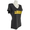 Ladies Black Frost V-Neck T-Shirt - X-Small - image 3