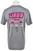 2019 Jeg Jr Pink Pro Stock Car T-Shirt Medium - image 4