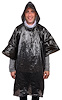 Hooded Rain Poncho [Black] - image 1