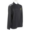 Adidas 3-Stripe Classic Quarter Zip Polo Black Medium - image 3